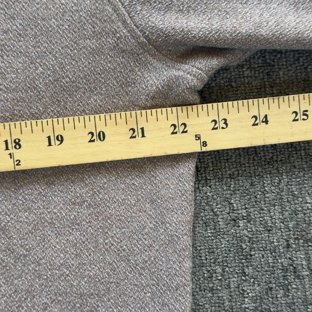 Robert Graham Delage 1/4 Zip Sweater L‎ Taupe Classic Fit Golf Mens Cotton